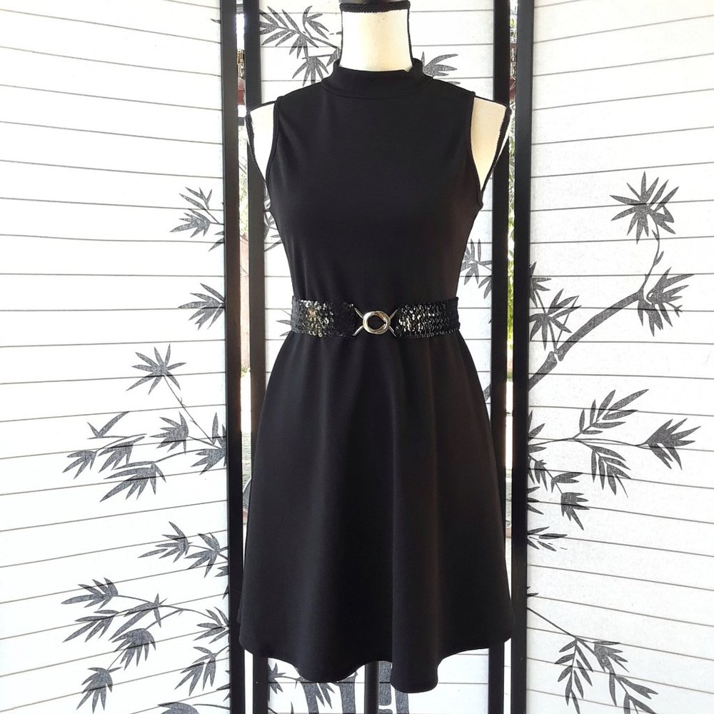 ❤️ Acemi Black Mock Neck Sleeveless Dress 2/$15 - Picture 4 of 10